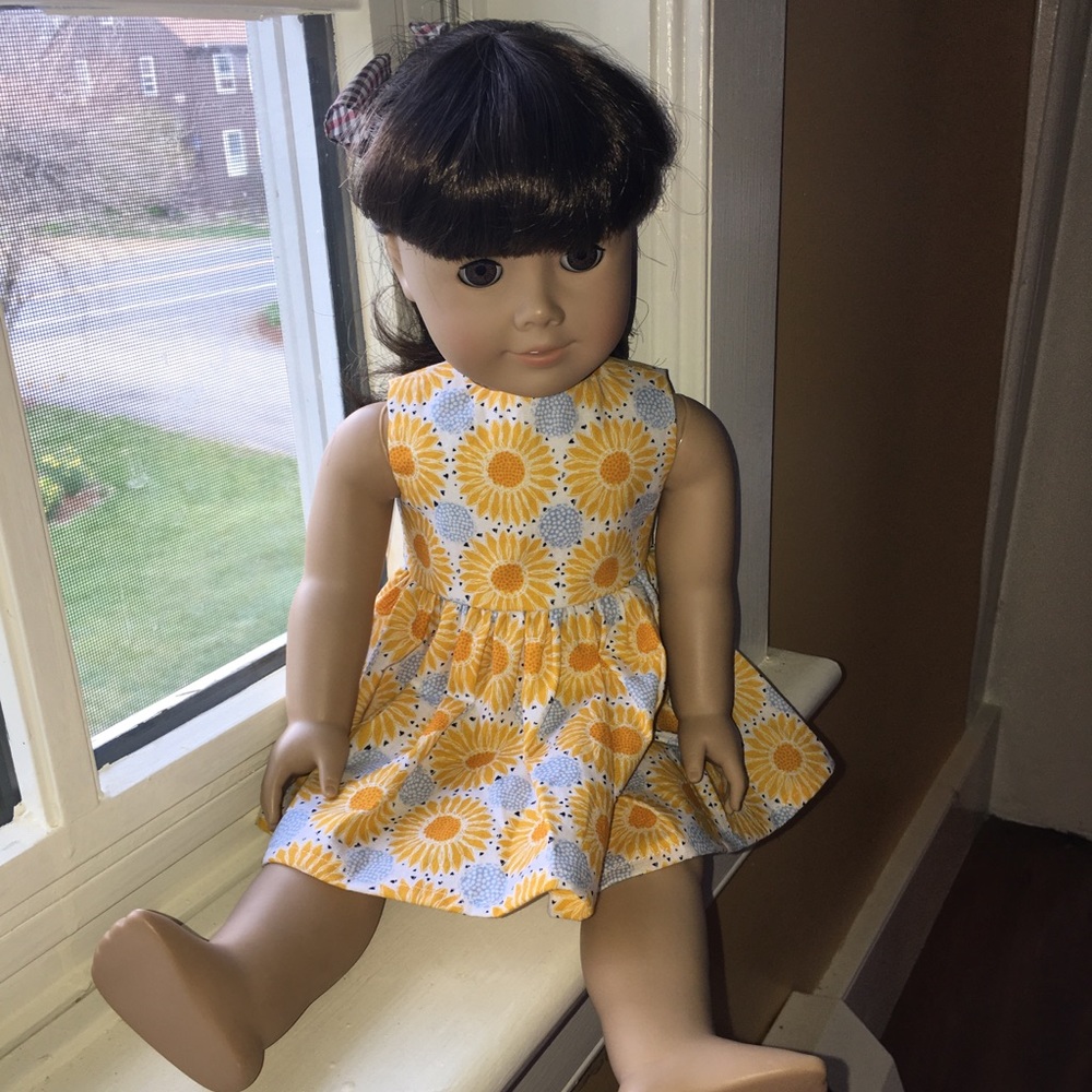 Doll clothes dress, American girl doll clothes